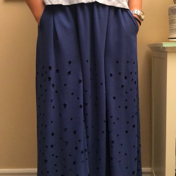 Blue maxi skirt - Picture 2 of 4
